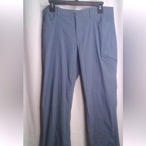 Eddie Bauer Womens 14 Grey-Blue Pant. Hiking, Utility, Travel. Lightweight, Soft